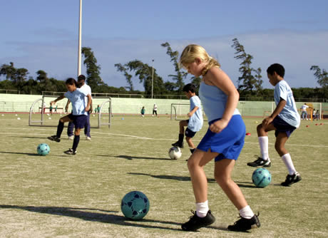 soccer training for boys and girls