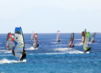 Vassiliki windsurfing